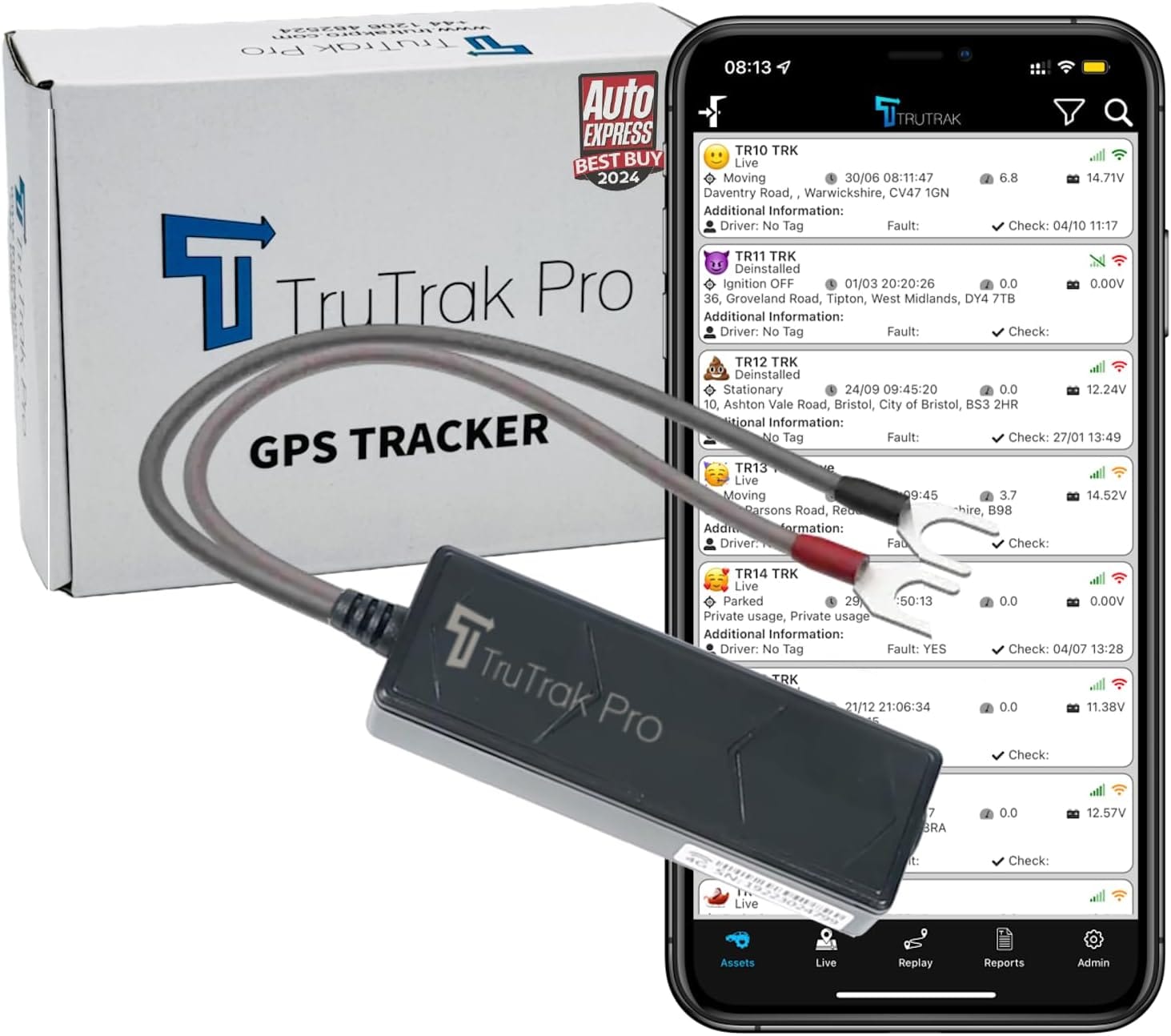 TruTrak FMT200 vehicle tracker